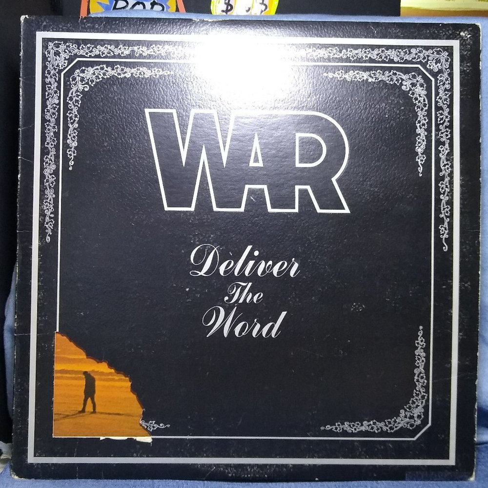 WAR Deliver The Word  1973 Textured Cutout Cover Vinyl Record